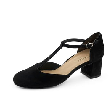 Paul Green Damen Spangenpumps, Frauen Riemchen Pumps,Heels,hochhackige Schuhe,stoeckelschuhe,Ausgehschuhe,Abendschuhe,Schwarz (Black),38.5 im Sale